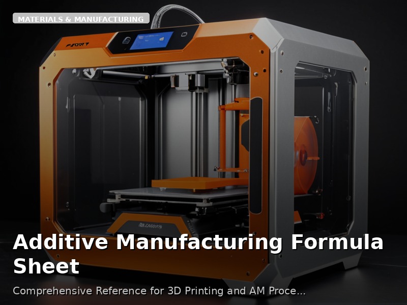 Additive Manufacturing