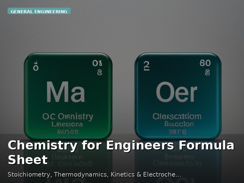 Chemistry for Engineers