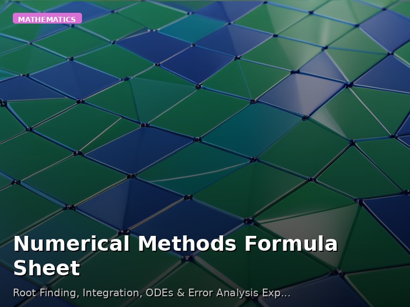 Numerical Methods