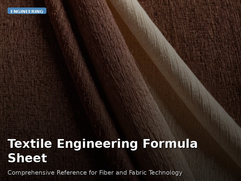 Textile Engineering